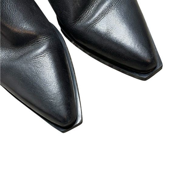 Sam Edelman Black Heeled Ankle Boots - Picture 6 of 11